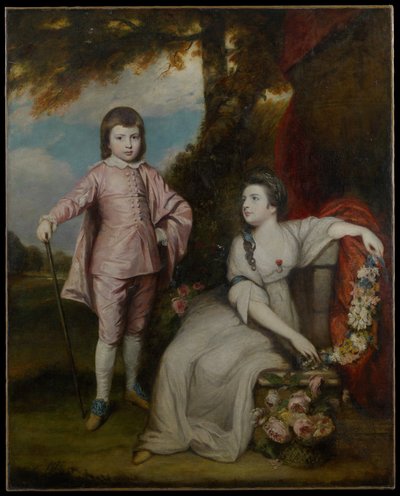 George Capel, Burggraaf Malden (1757–1839), en Lady Elizabeth Capel (1755–1834) door Joshua Reynolds
